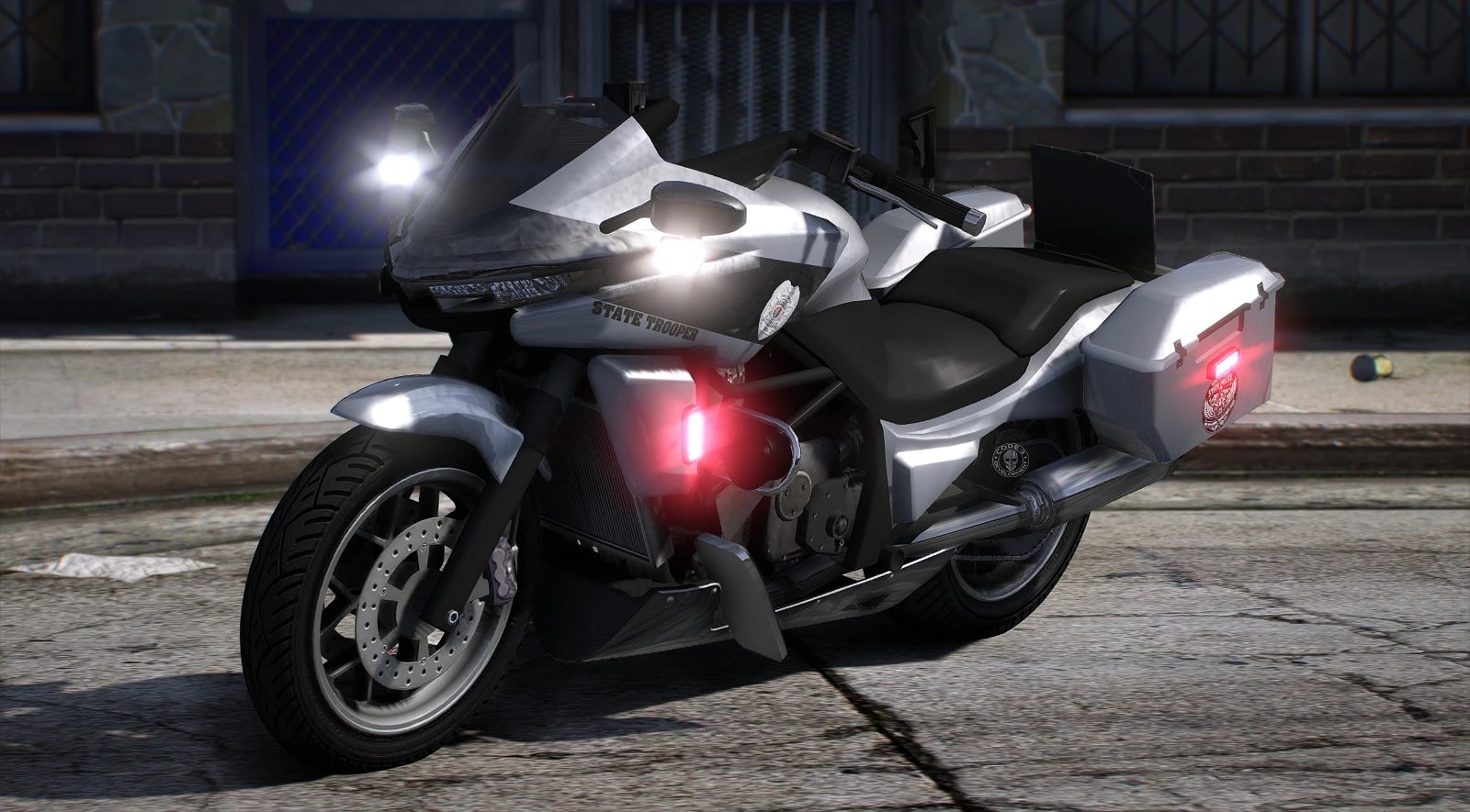 Lore Thrust Police Motorcycle