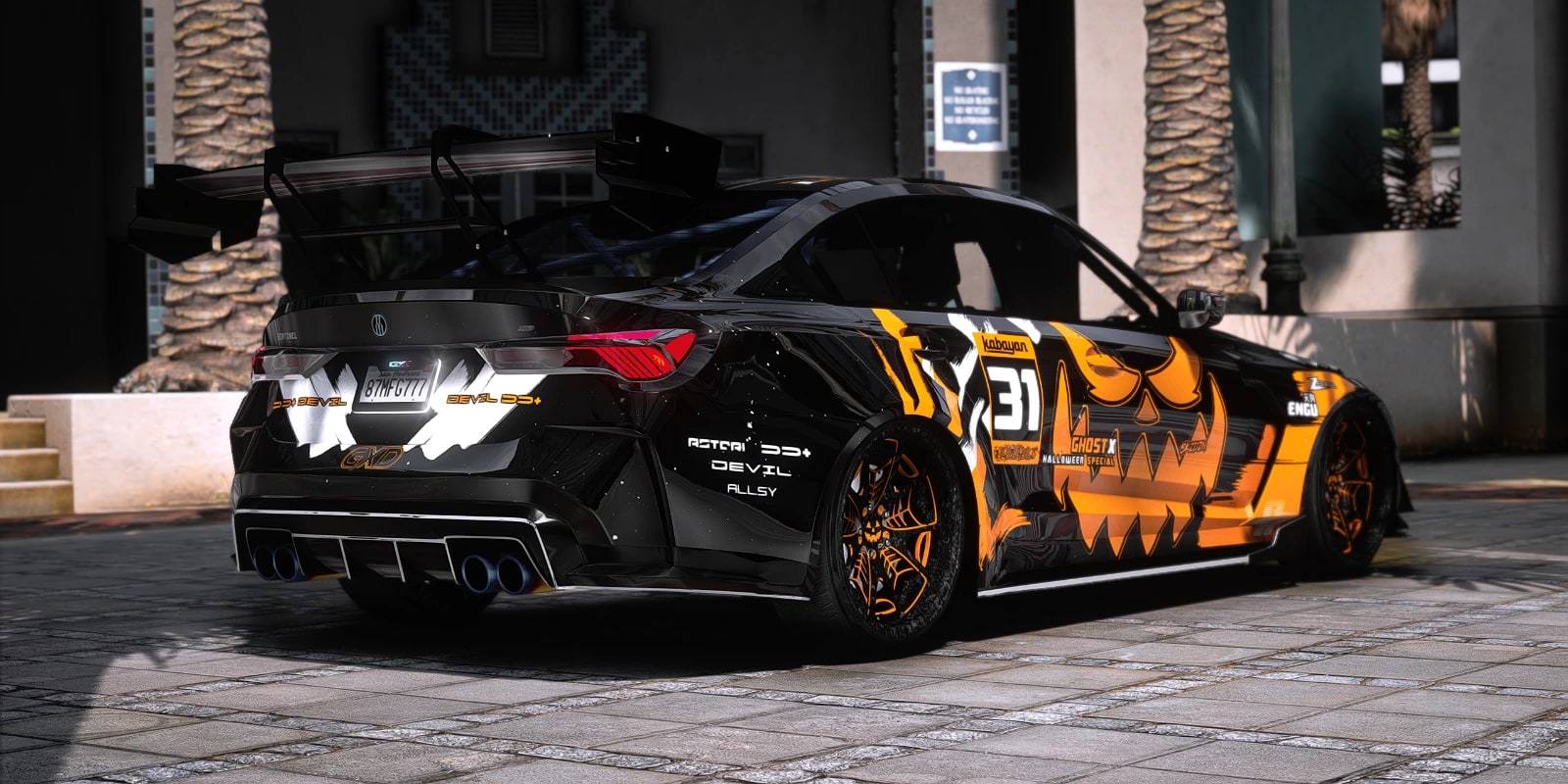 Sentinel Race Bodykit Civ / Halloween image 9