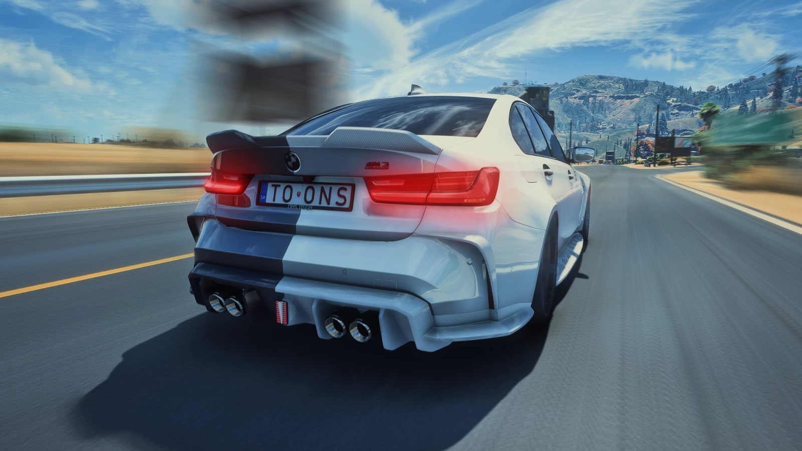 BMW M3 G80 | BLACK & WHITE [5 SEATER]