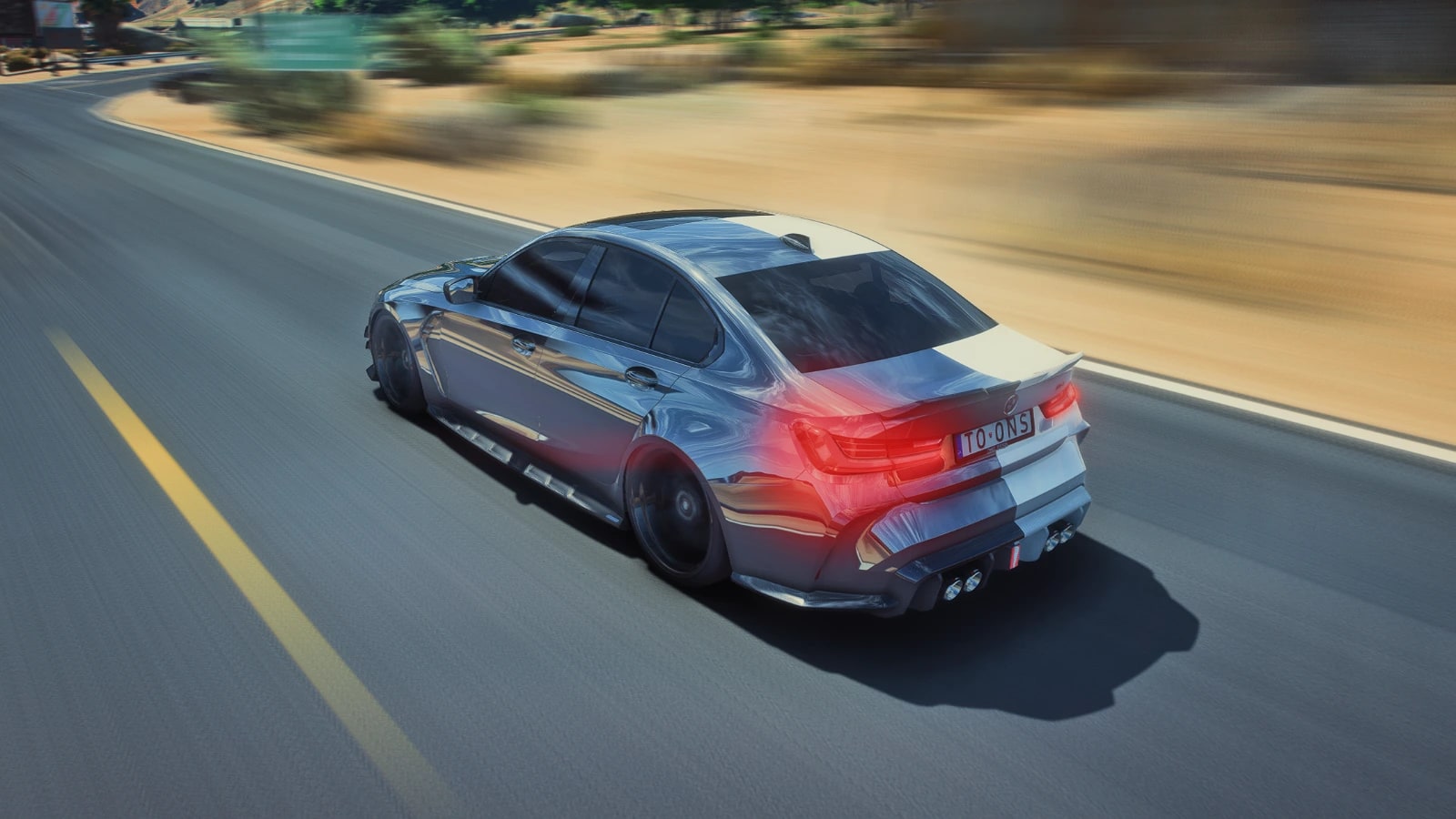 BMW M3 G80 | BLACK & WHITE [5 SEATER]