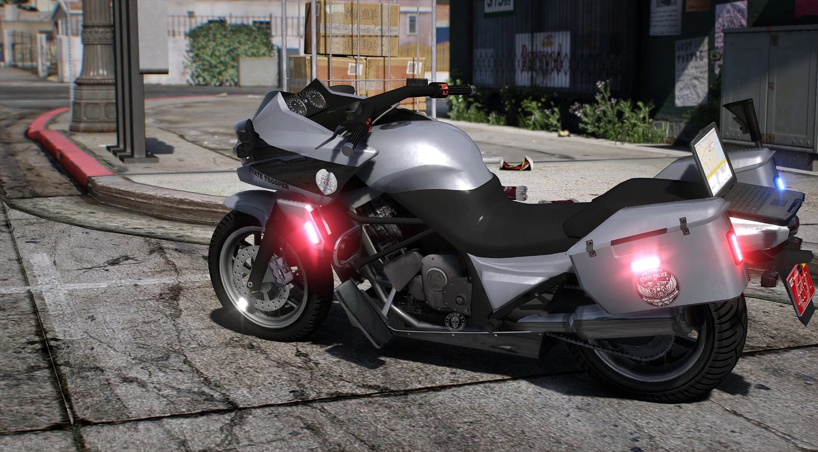 Lore Thrust Police Motorcycle