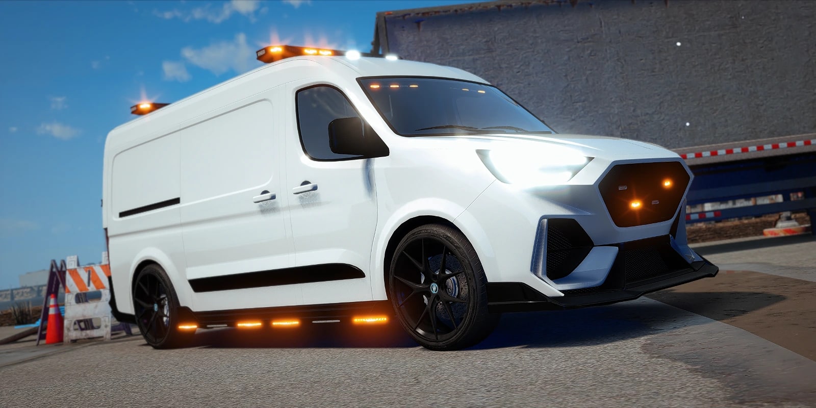 Bravado Blackline Mechanic Van - Non Els