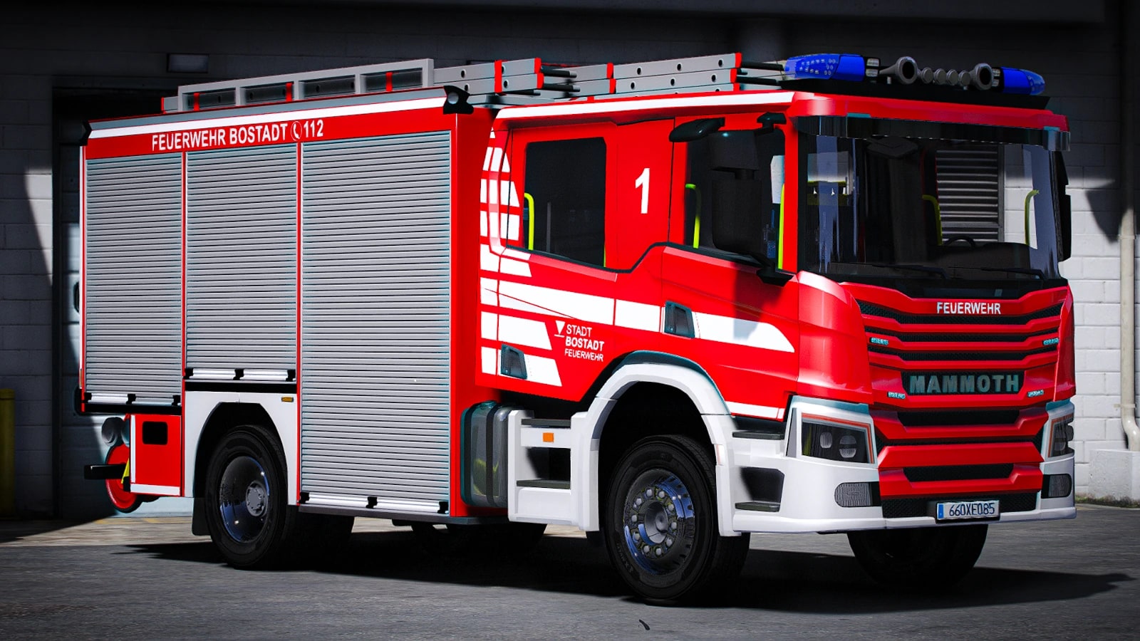 MAMMOTH FIRE TRUCK BOSTADT