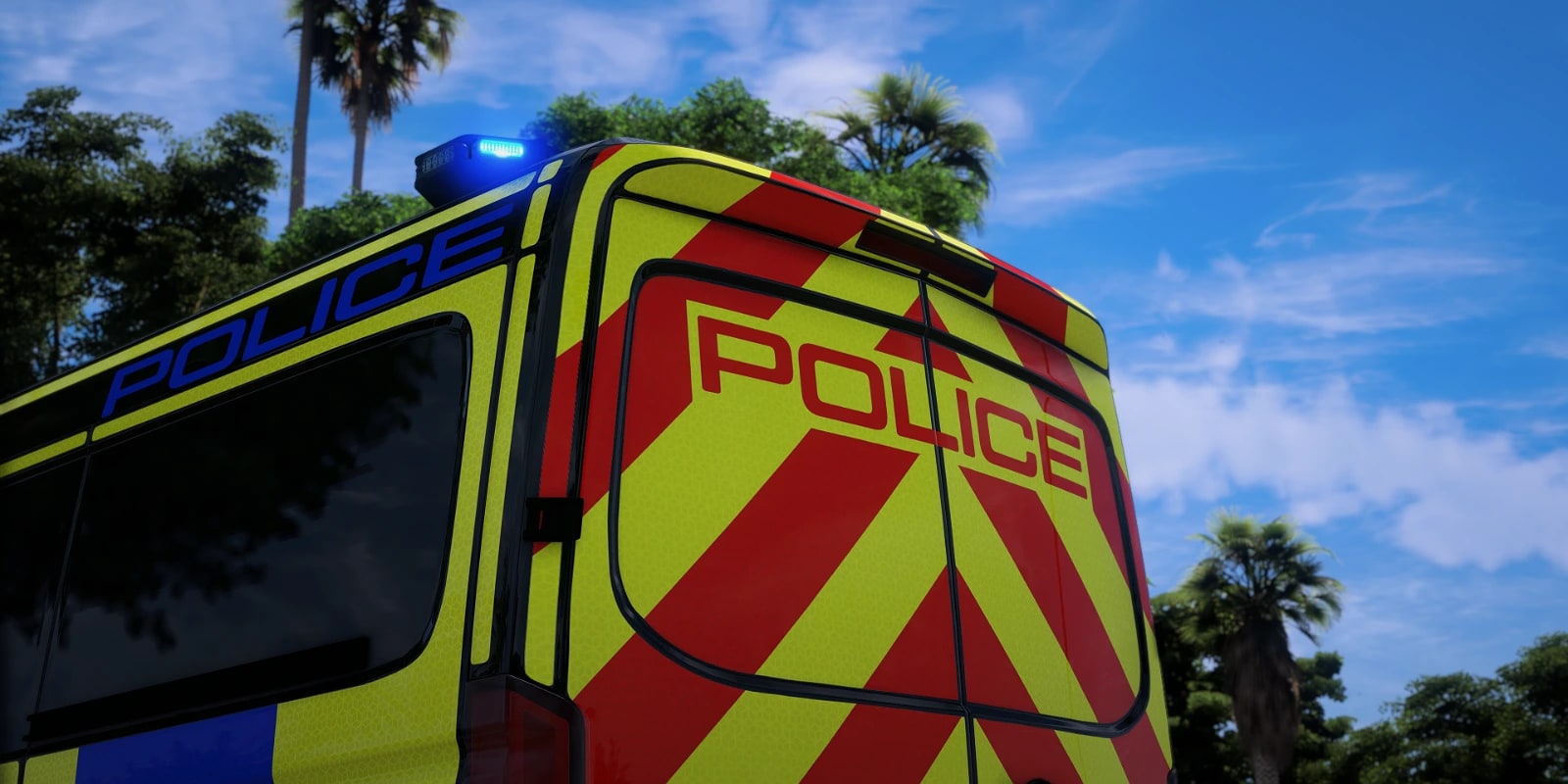 Bravado Blackline Police Transport Van - Non Els