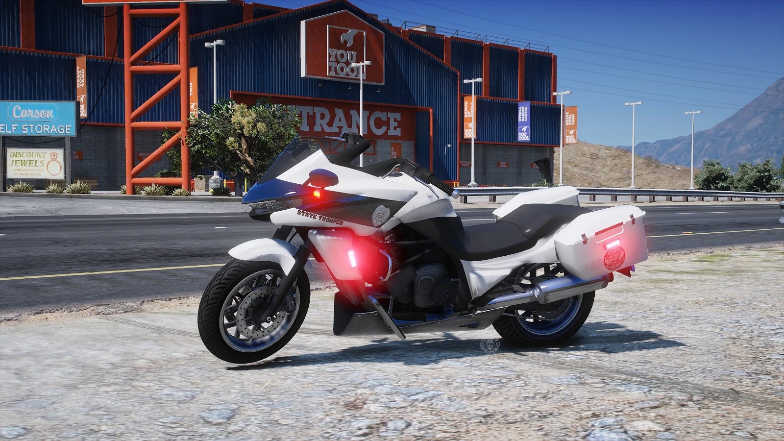 Lore Thrust Police Motorcycle