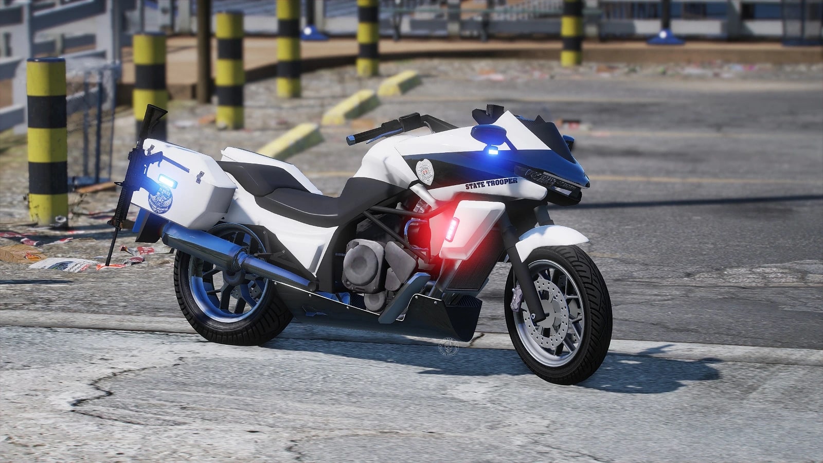 Lore Thrust Police Motorcycle