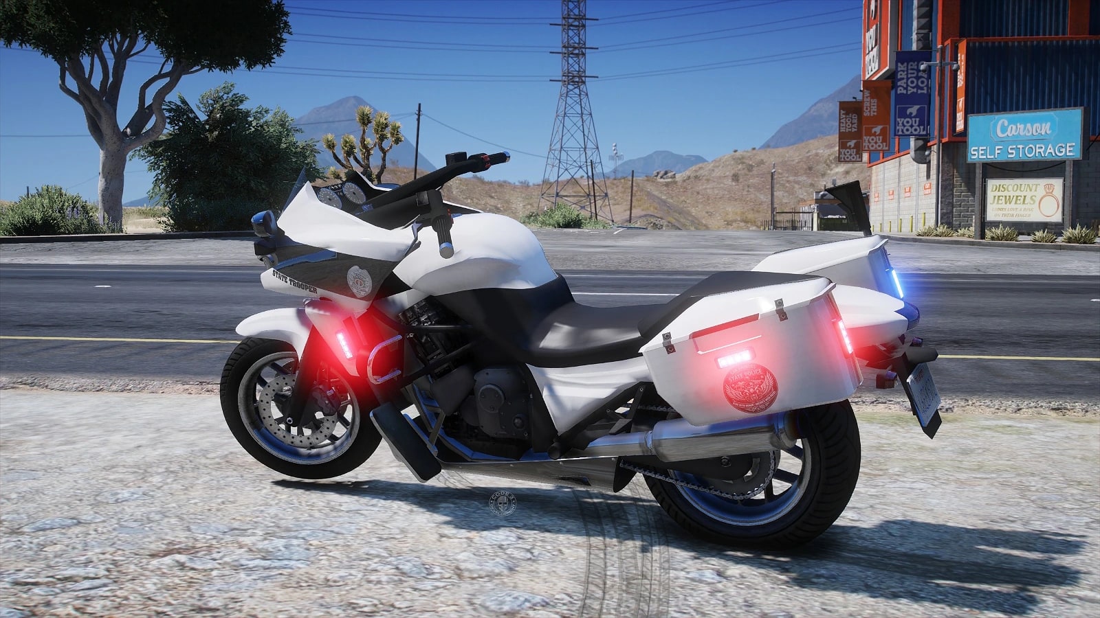 Lore Thrust Police Motorcycle