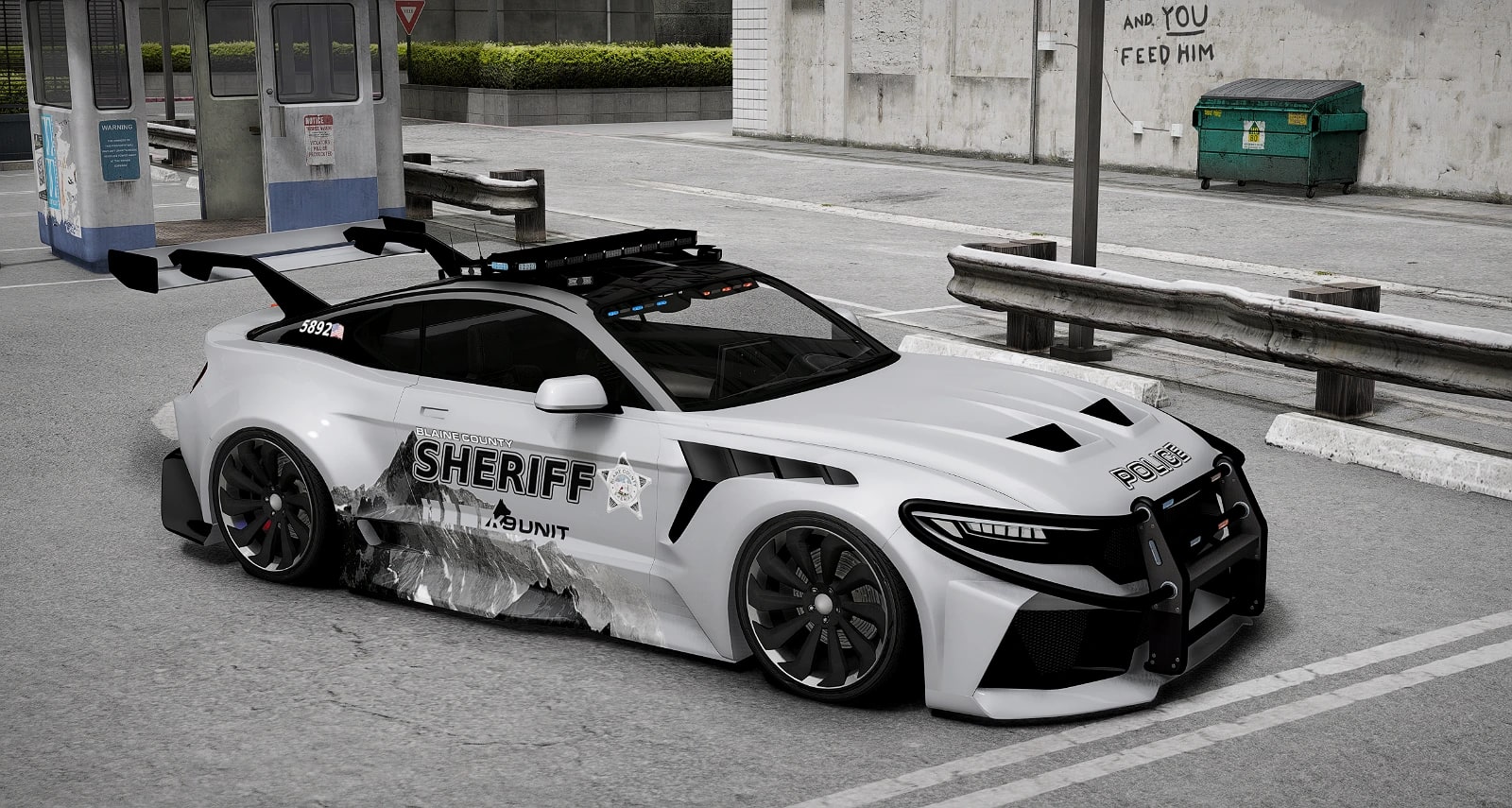 Dominator Hunter US Police - Marked / Unmarked - 4 Department Liveries