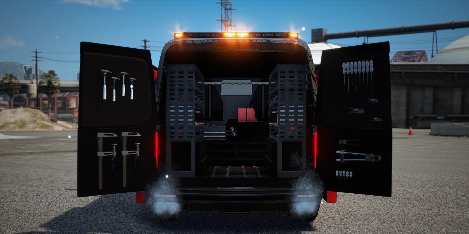 Bravado Blackline Mechanic Van - Non Els