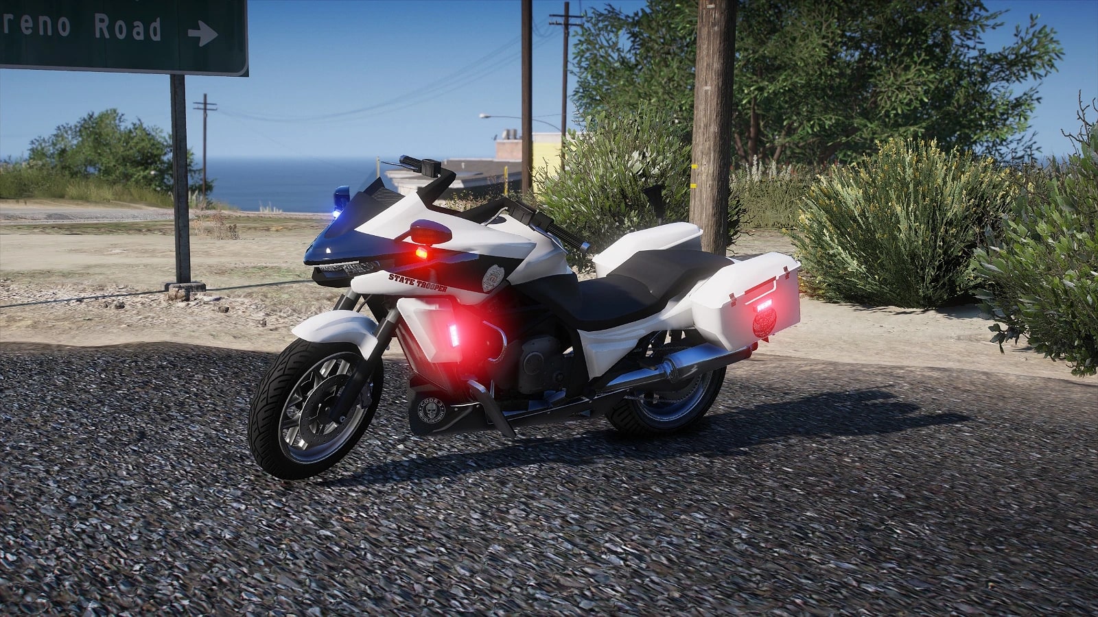 Lore Thrust Police Motorcycle