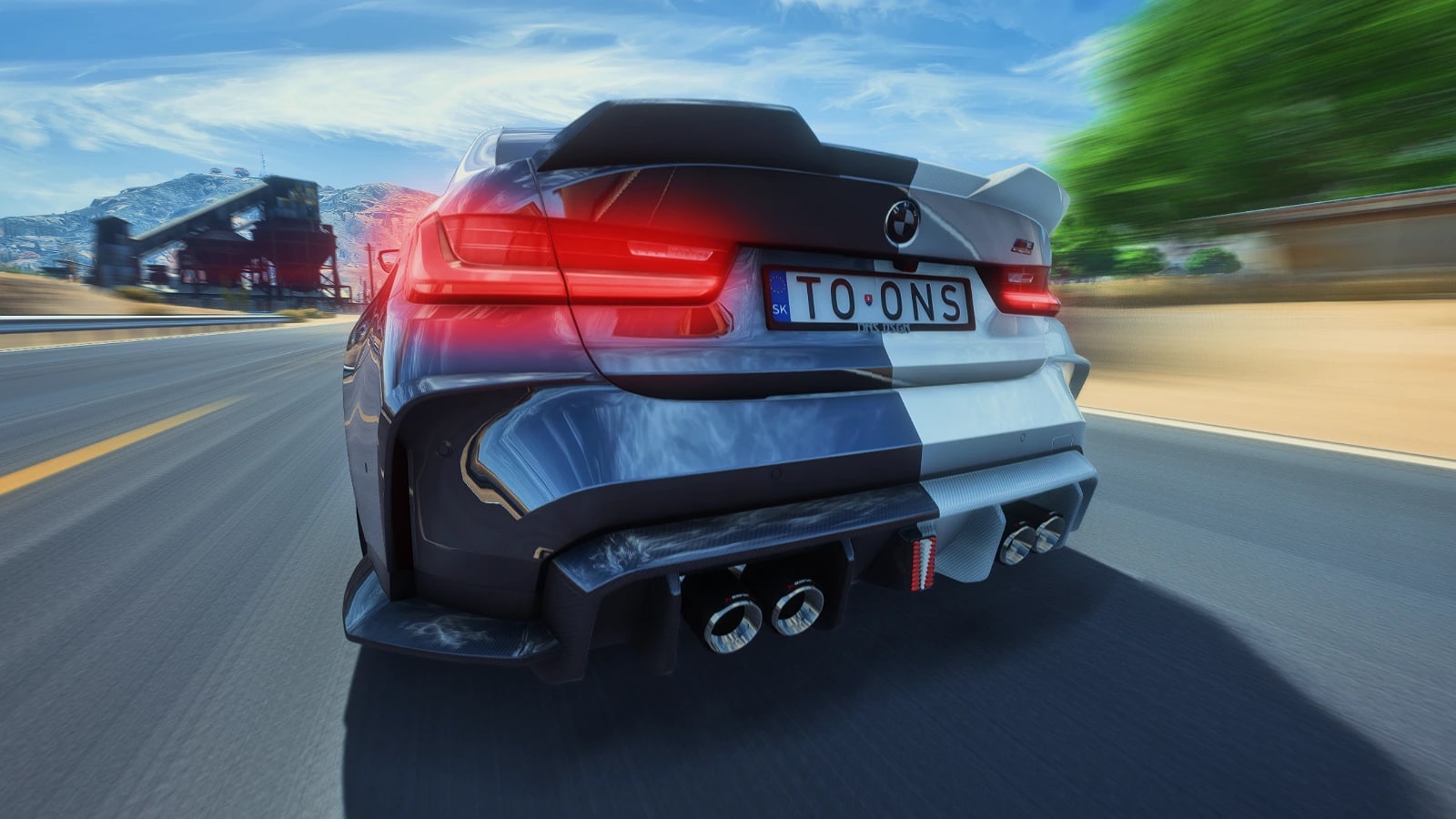 BMW M3 G80 | BLACK & WHITE [5 SEATER]