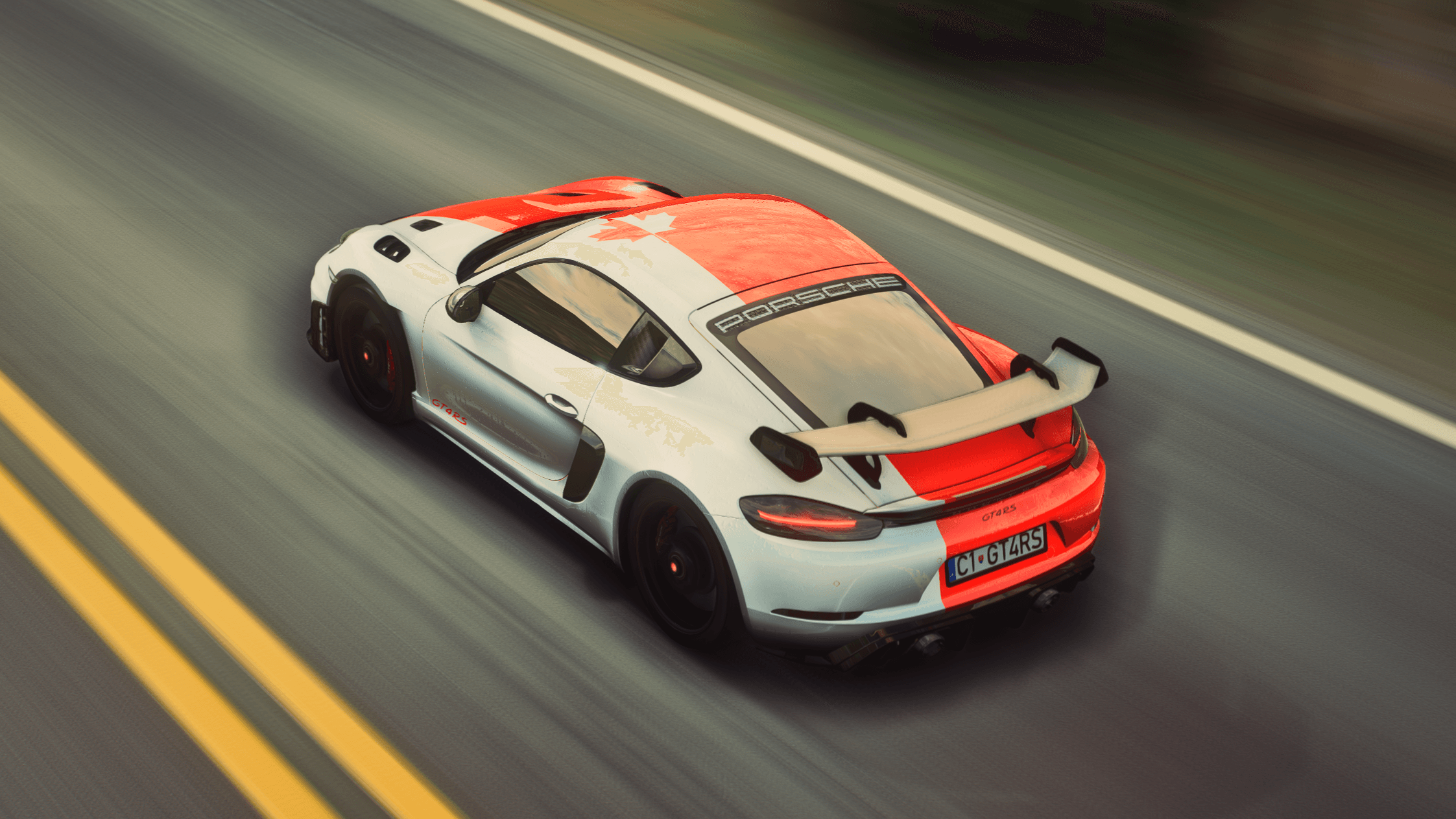 PORSCHE 718 CAYMAN GT4 RS | CANADA CHARITY image 4