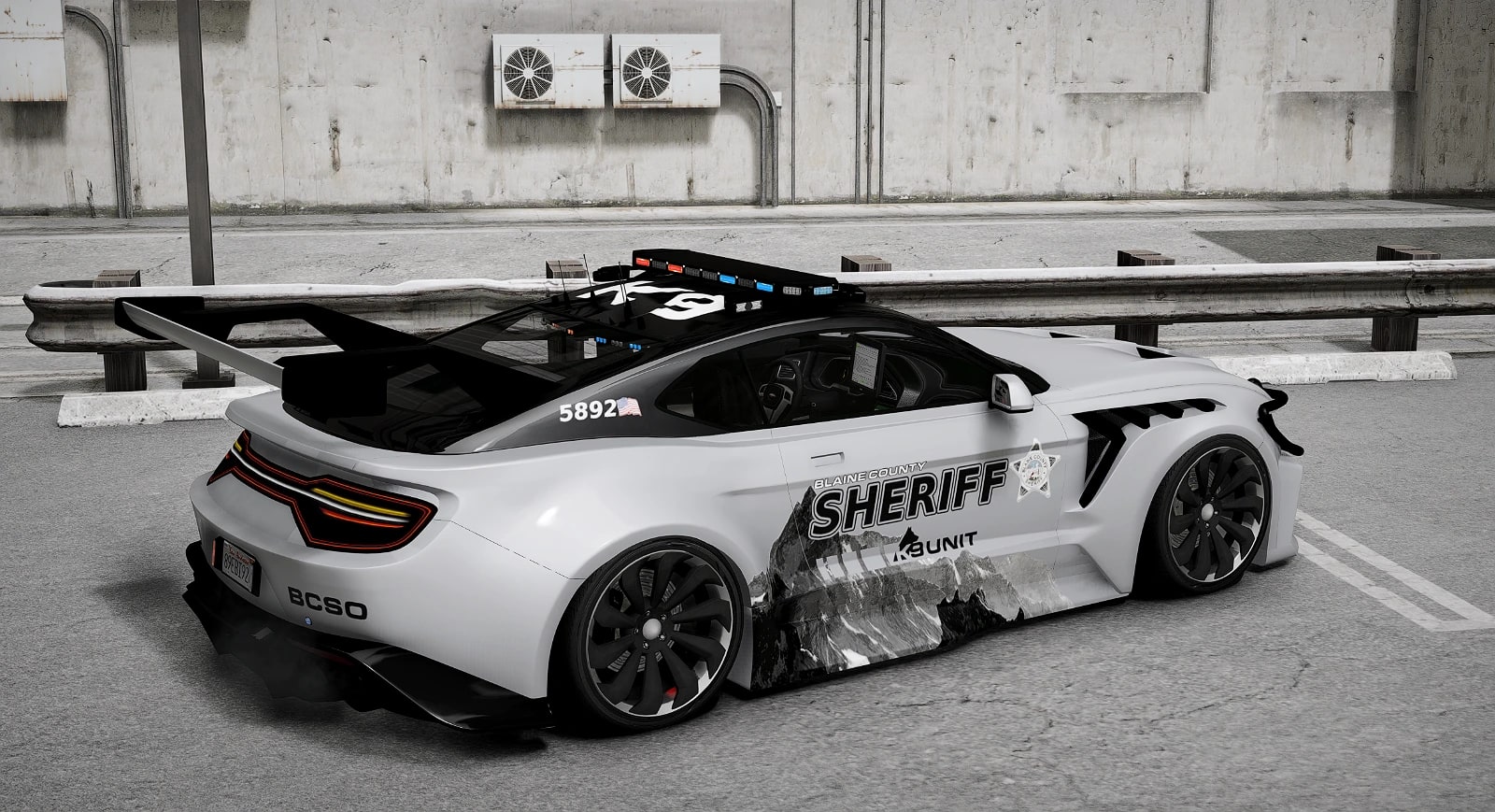 Dominator Hunter US Police - Marked / Unmarked - 4 Department Liveries
